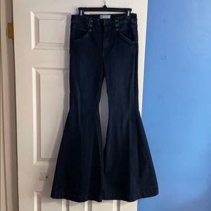 Free People Bell Bottom Jeans, Size 29